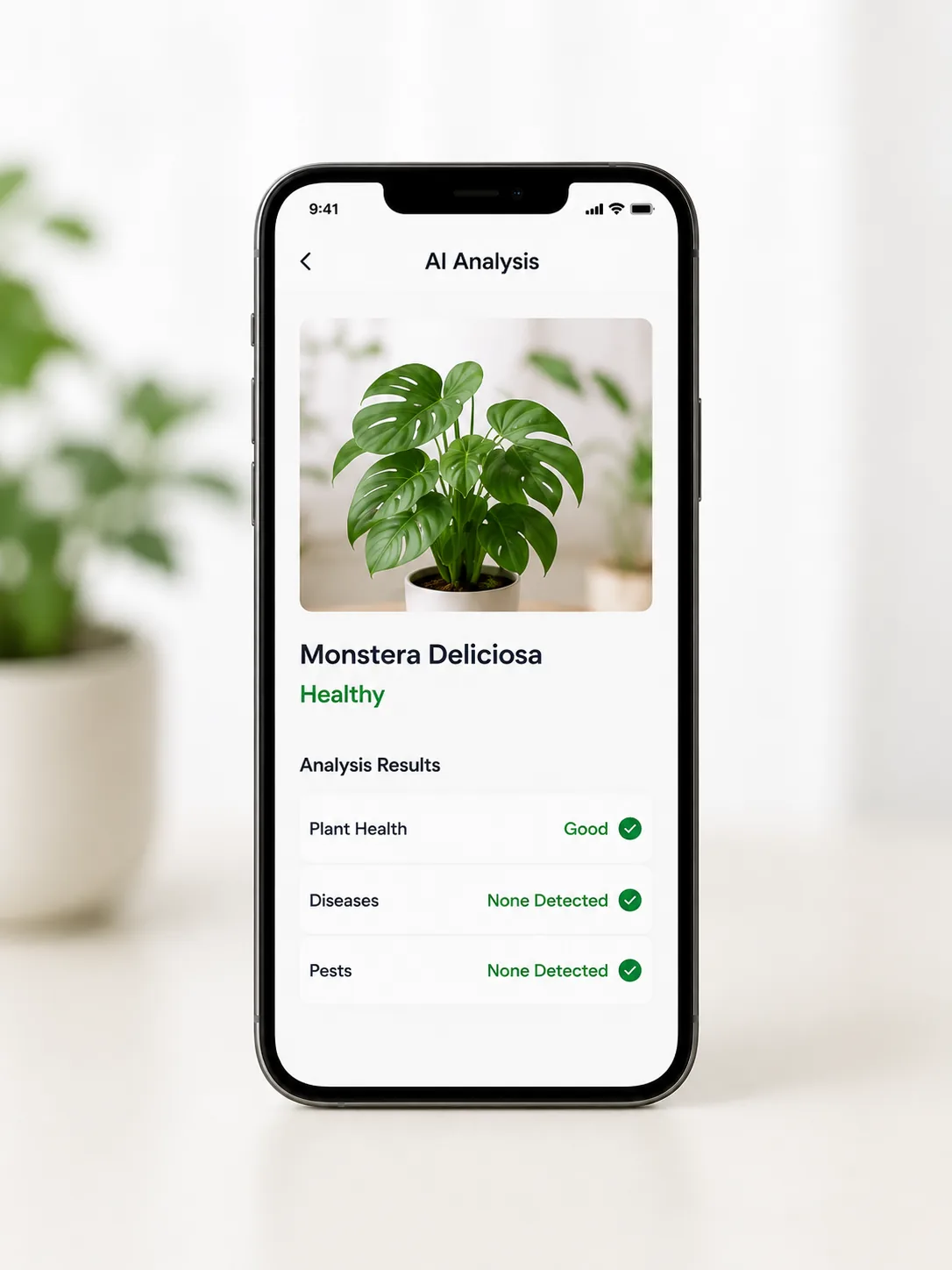 AI Analysis — Arviron app screen