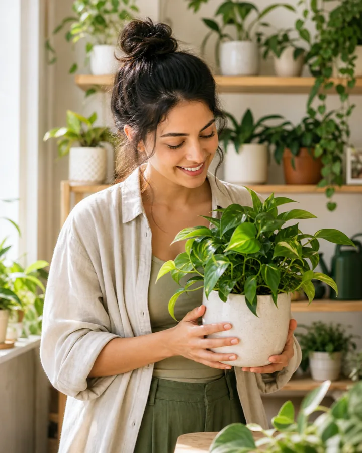 Plant enthusiasts caring for their plants with Arviron